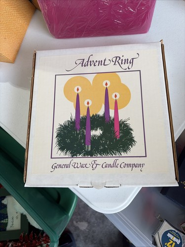 Advent wreath and candles set - advent,